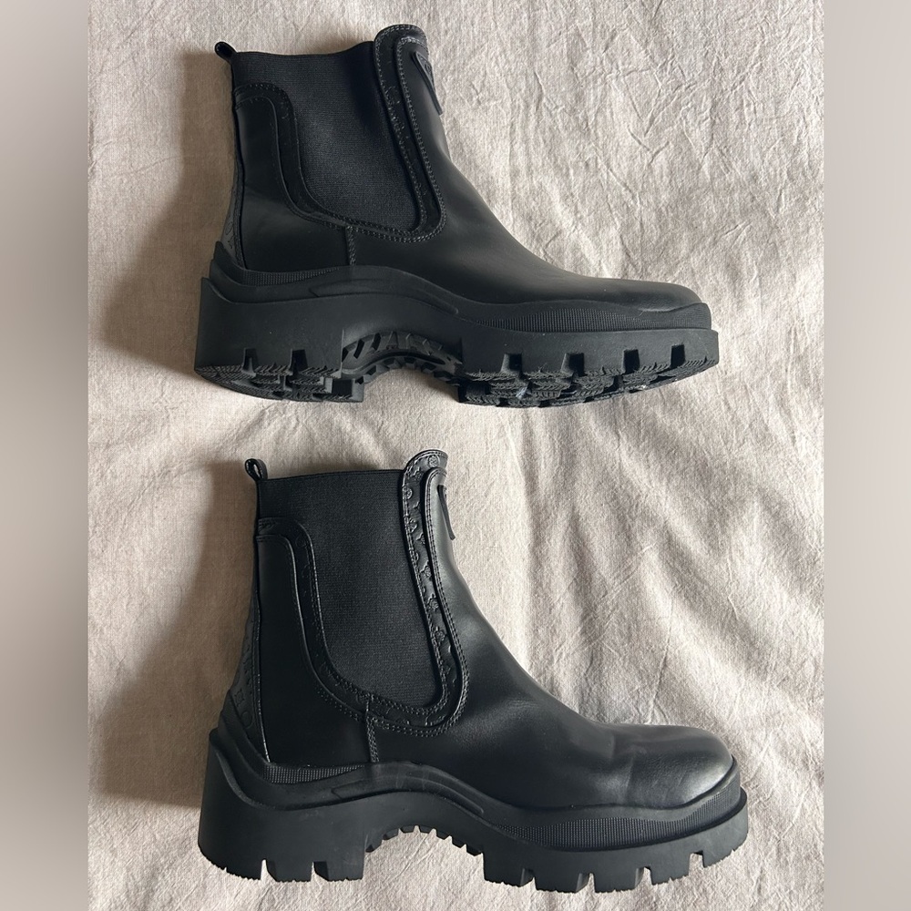 Guess Black Moto Boots